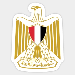 Coat of arms of Egypt Sticker